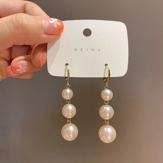 Ivory Pearl Drop Earrings