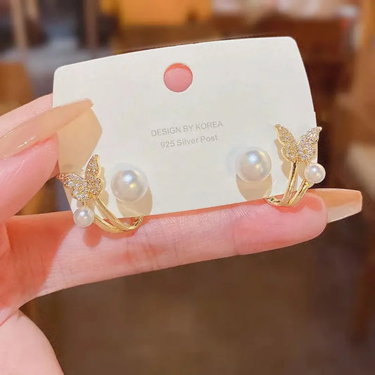 Fancy Star Butterfly Earring